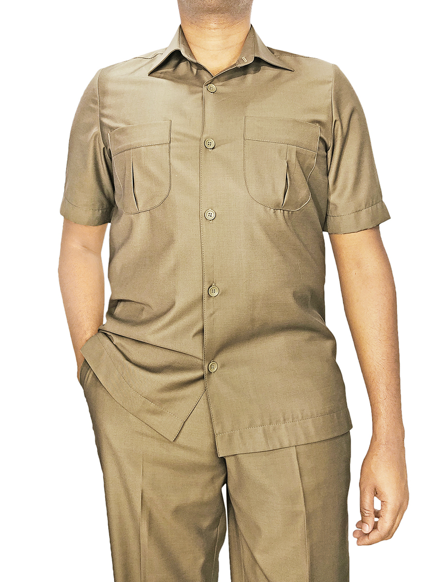 Brown safari suit – Kiing Mallow Clothing Store
